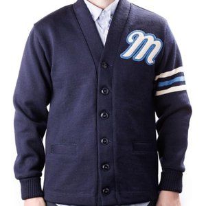 Dehen Vintage Style Letterman/Varsity Cardigan